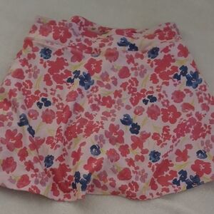 Freefly Floral Pink and Blue Skirt